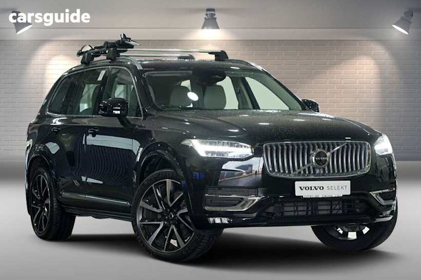 Black 2024 Volvo XC90 Wagon Ultimate B6 Bright Mhev