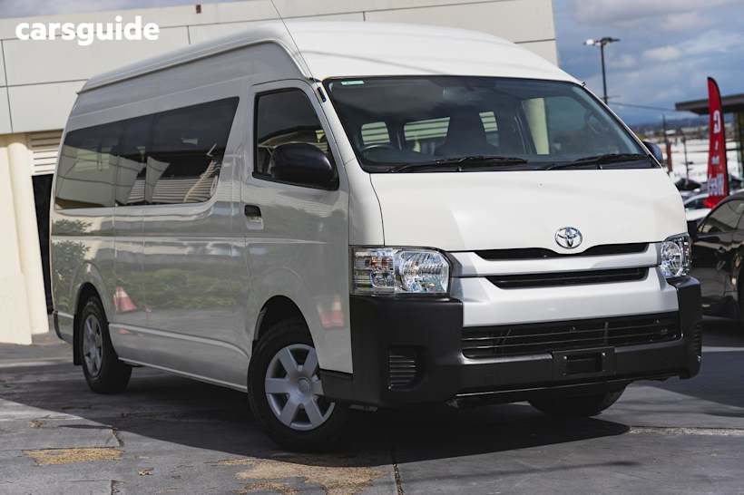 White 2017 Toyota HiAce Bus Commuter