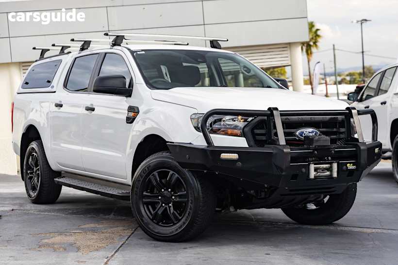 White 2020 Ford Ranger Ute Tray XL 4X4