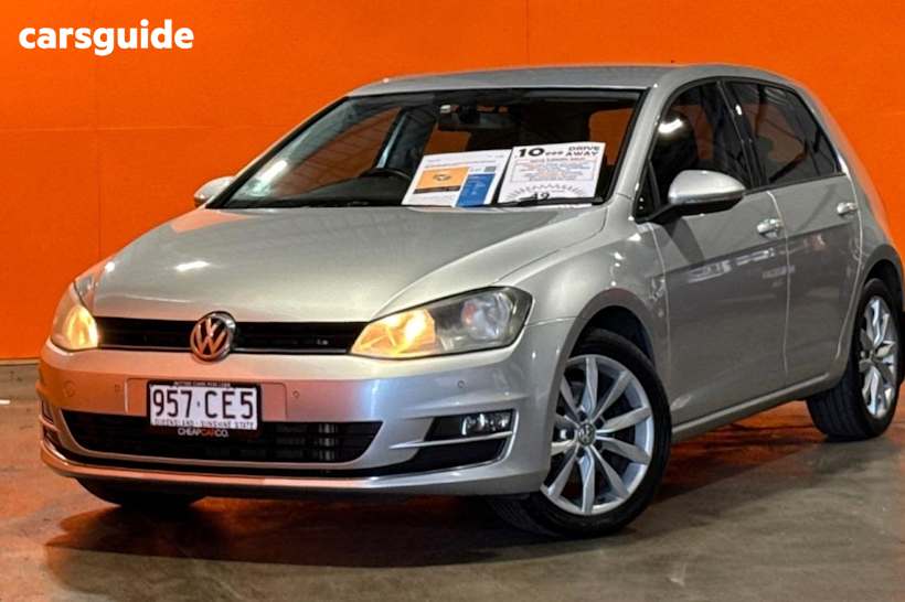 Silver 2013 Volkswagen Golf Hatchback 110 Tdi Highline