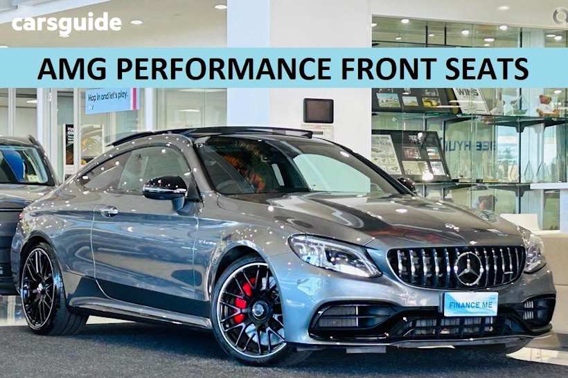 Grey 2022 Mercedes-Benz C63 Coupe S