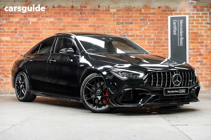 Black 2023 Mercedes-Benz CLA45 Coupe S 4Matic+