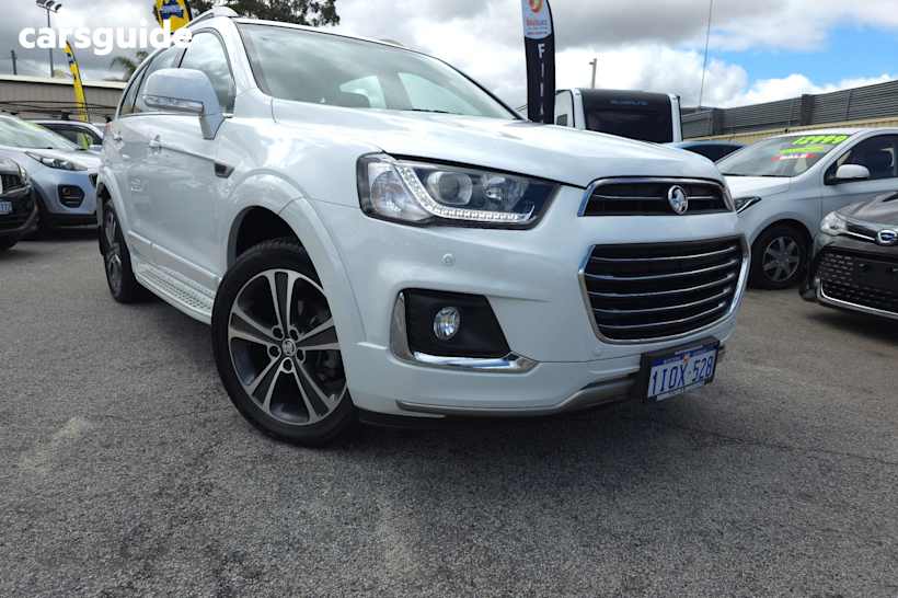 White 2016 Holden Captiva SUV CG LTZ WAGON 7ST 5DR SPTS AUTO 6SP AWD 2.2DT [MY17]