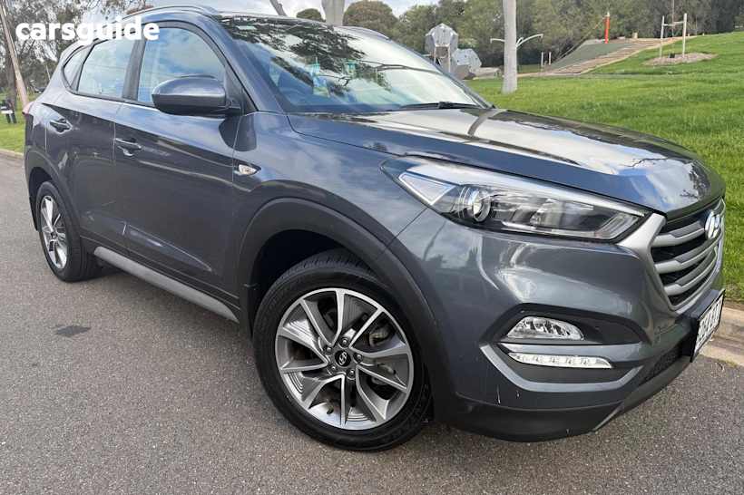 Grey 2017 Hyundai Tucson SUV ACTIVE X F