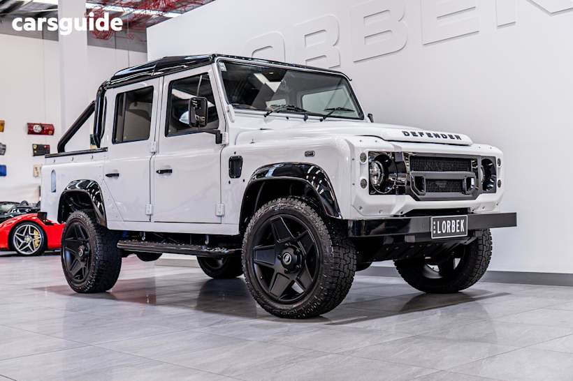White 2012 Land Rover Defender Crew Cab Pickup 110 (4X4)