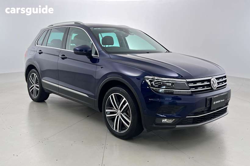 Blue 2019 Volkswagen Tiguan Wagon 162 Tsi Highline