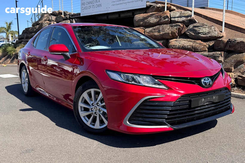 Red 2022 Toyota Camry Sedan ASCENT F