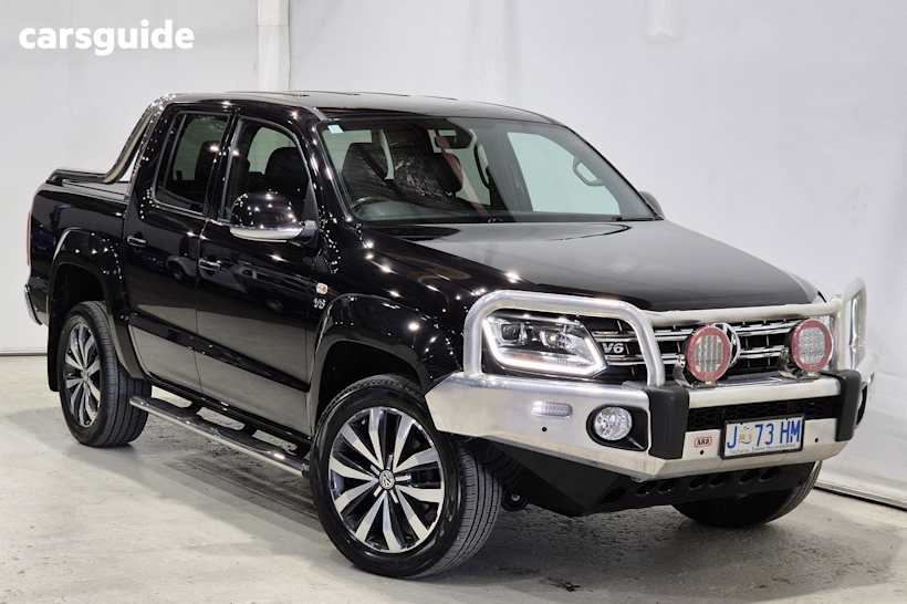 Black 2019 Volkswagen Amarok Ute Tray TDI580 ULTIMATE 4X4