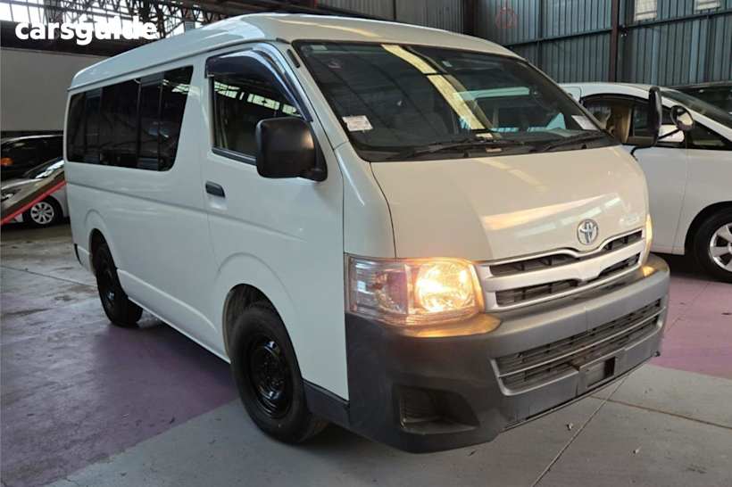 White 2013 Toyota HiAce SUV VAN