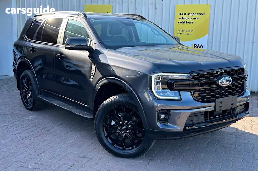 Grey 2025 Ford Everest SUV SPORT R