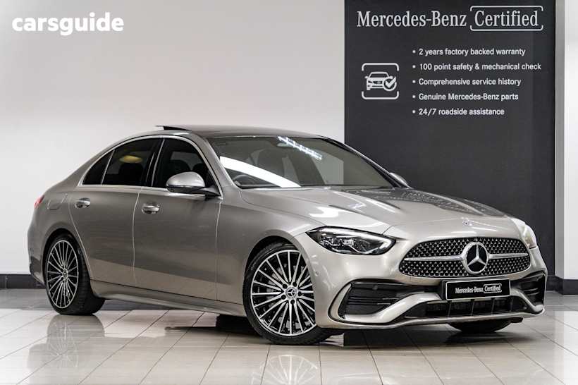 Silver 2022 Mercedes-Benz C200 Sedan Edition C Mhev