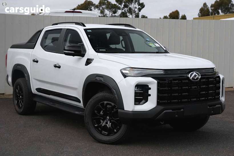 White 2025 LDV T60 Ute Tray MAX PLUS 4X4