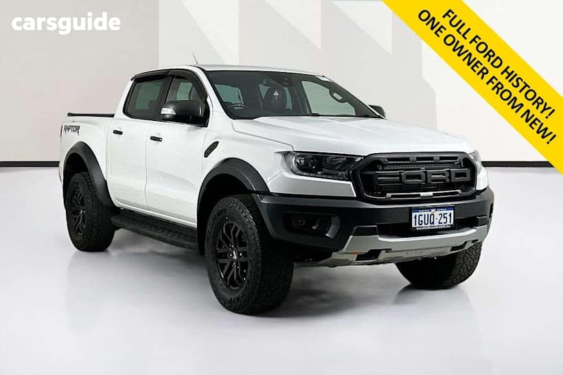 White 2019 Ford Ranger Double Cab Pick Up Raptor 2.0 (4X4)