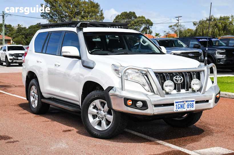 White 2016 Toyota Landcruiser Prado SUV GXL 4X4