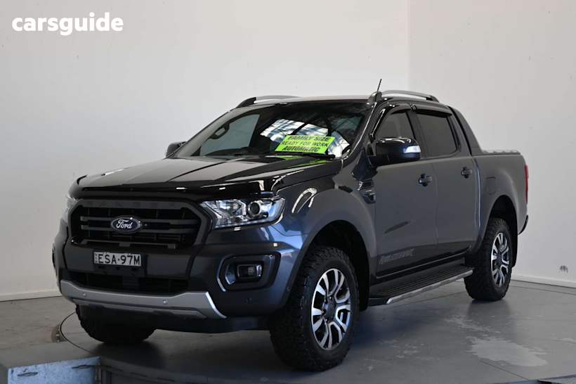 Grey 2019 Ford Ranger Double Cab Pick Up Wildtrak 2.0 (4X4)