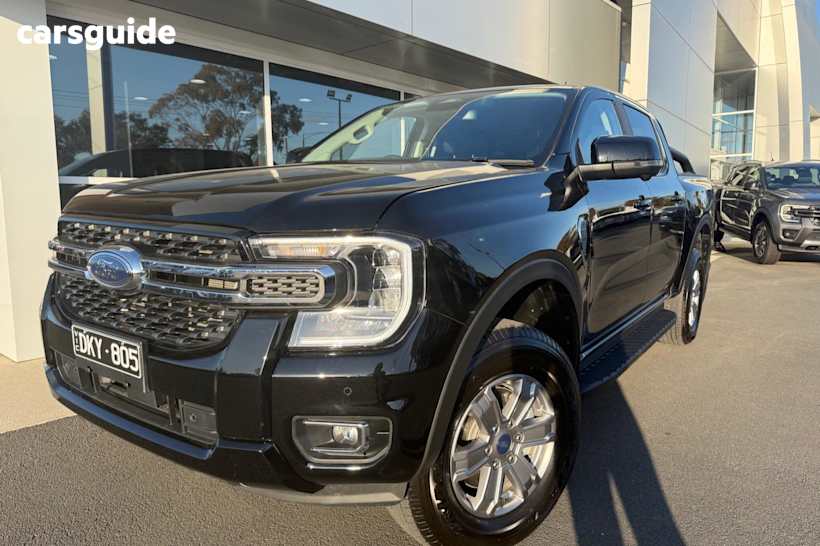 Black 2024 Ford Ranger Ute Tray XLT 4X4