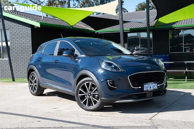 Blue 2020 Ford Puma Hatchback