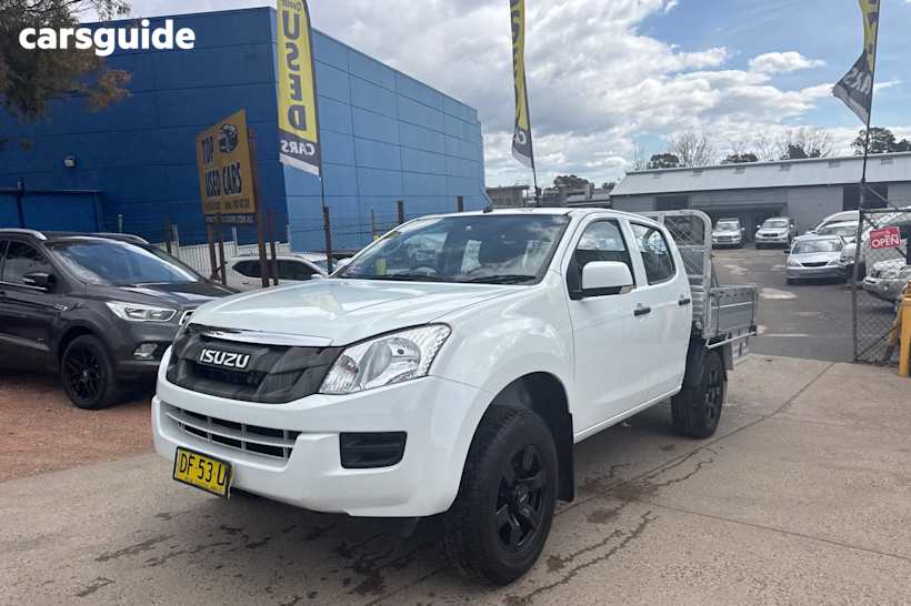 White 2016 Isuzu D-MAX Crew Cab Chassis Sx (4X2)