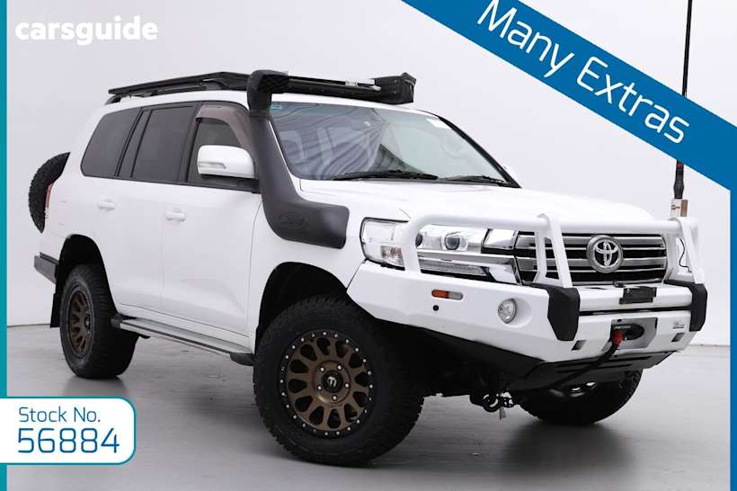 White 2018 Toyota Landcruiser Wagon Lc200 Gxl (4X4)