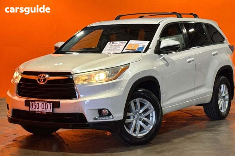 White 2015 Toyota Kluger Wagon Gx (4X4)