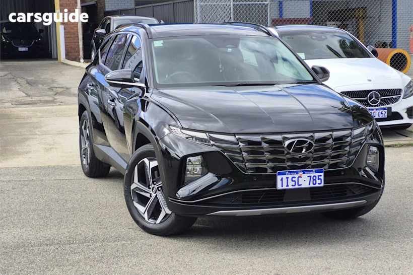 Black 2023 Hyundai Tucson SUV HIGHLANDER F