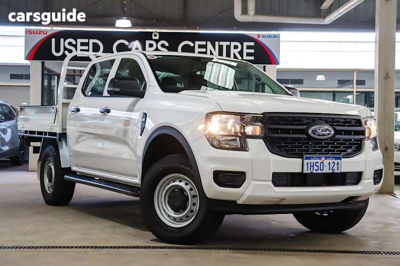 White 2022 Ford Ranger Ute Tray XL 4X4