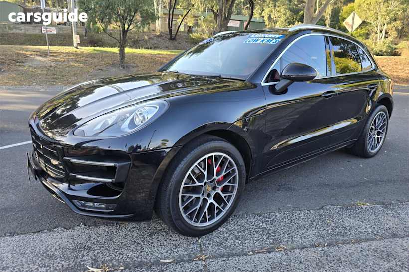 Black 2015 Porsche Macan Wagon Turbo