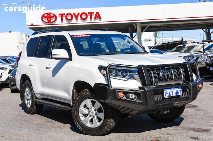 White 2021 Toyota Landcruiser Prado SUV GXL 4X4