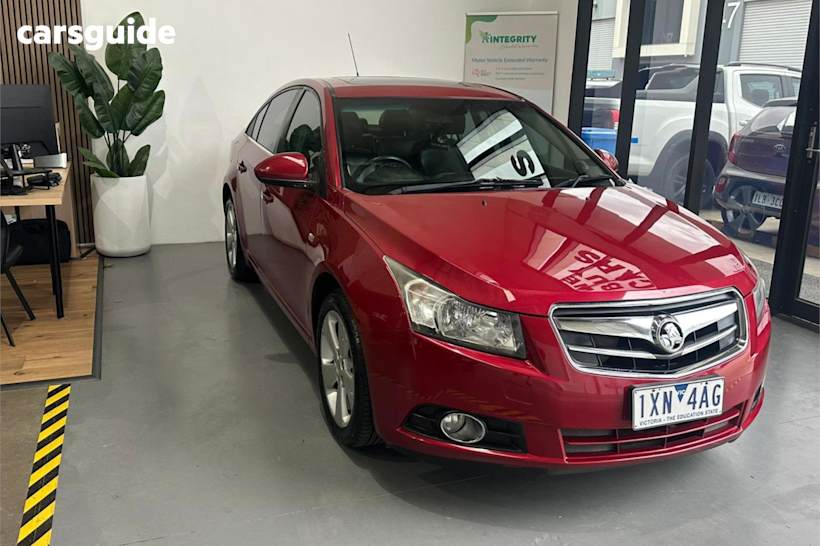 Red 2011 Holden Cruze Sedan CDX F