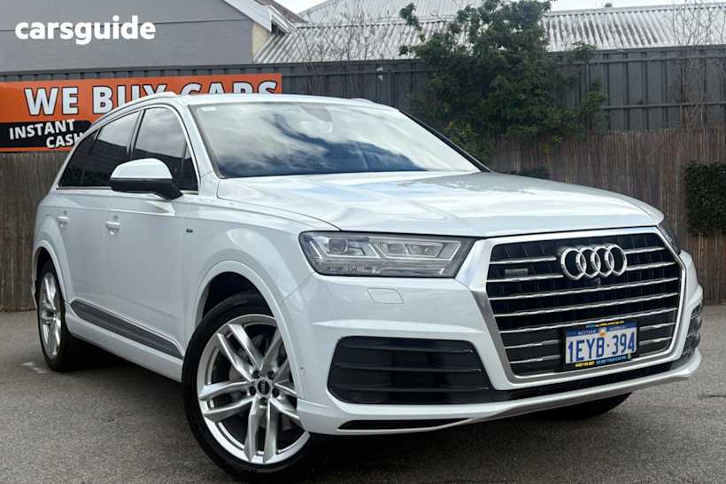 White 2015 Audi Q7 SUV TDI