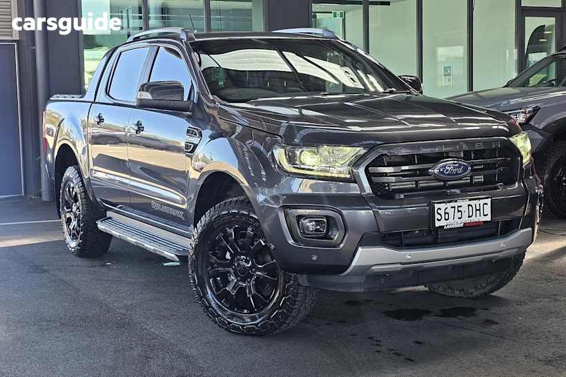 Grey 2020 Ford Ranger Ute Tray WILDTRAK 4X4