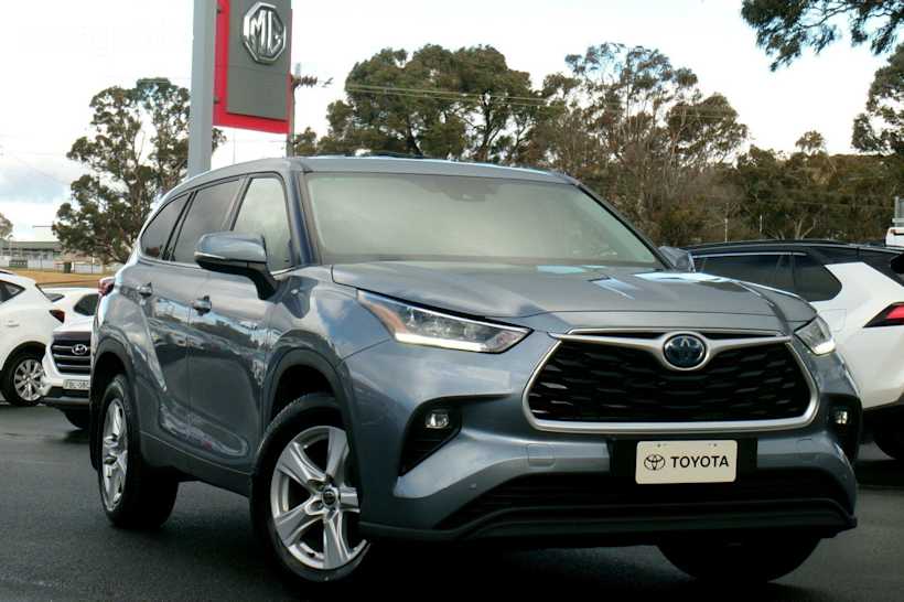 Blue 2022 Toyota Kluger Wagon Gx Hybrid Awd