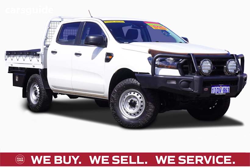 White 2021 Ford Ranger Ute Tray XL 4X4
