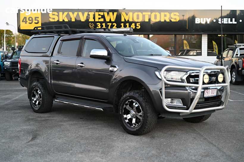 Grey 2017 Ford Ranger Ute Tray XLT 4X4