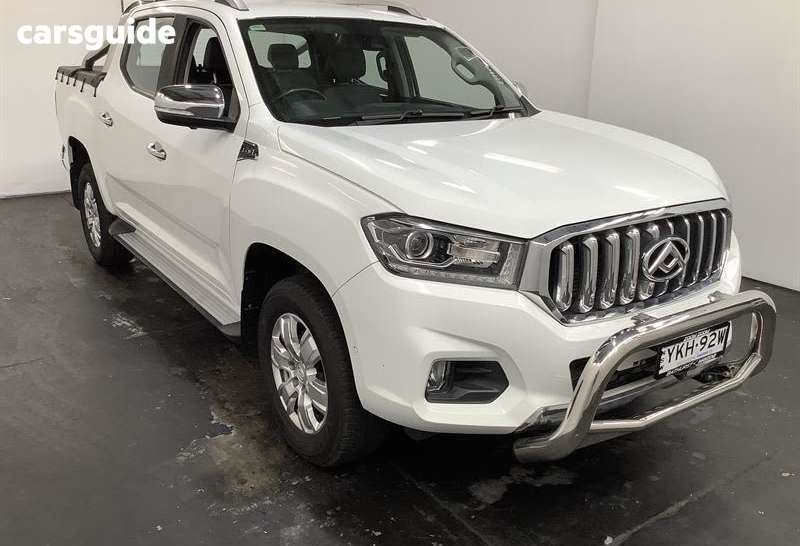 White 2018 LDV T60 Double Cab Utility Luxe (4X4)