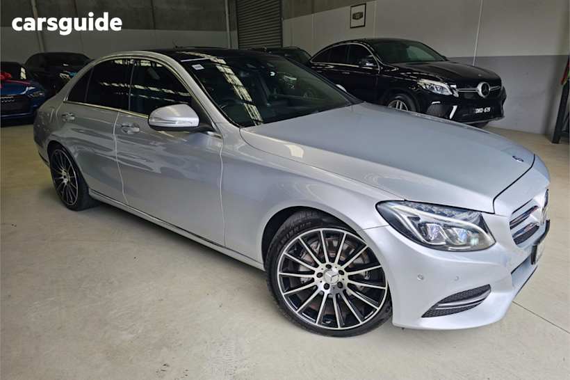 Silver 2014 Mercedes-Benz C250 Sedan Bluetec