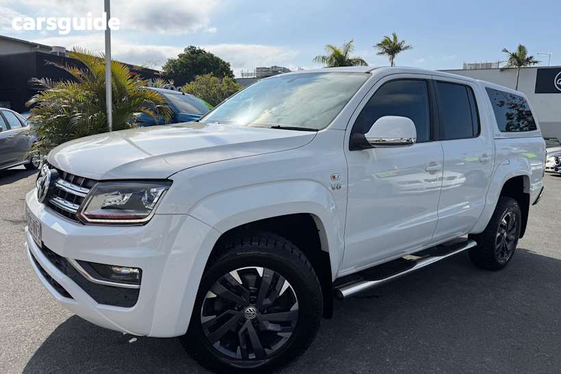 White 2021 Volkswagen Amarok Ute Tray TDI580 HIGHLINE 4X4
