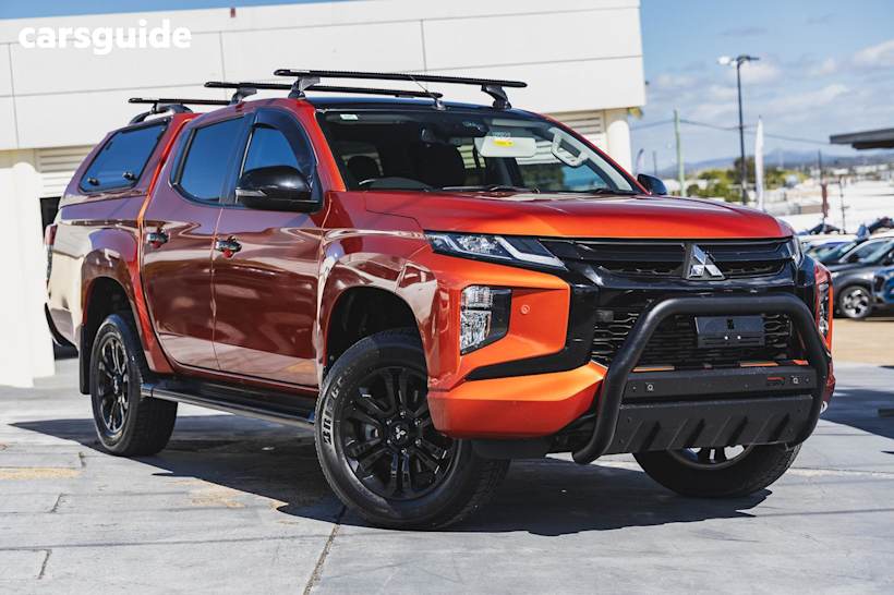 Orange 2021 Mitsubishi Triton Ute Tray GSR 4X4