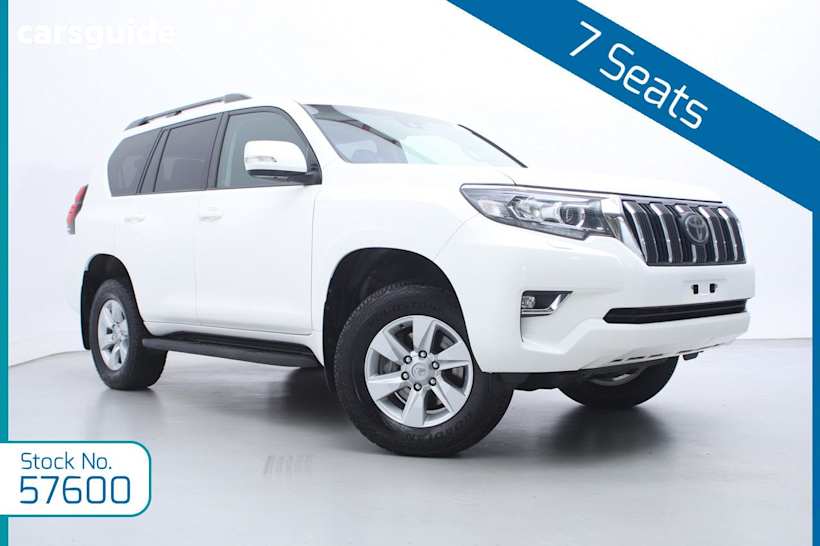 White 2022 Toyota Landcruiser Prado Wagon Gxl