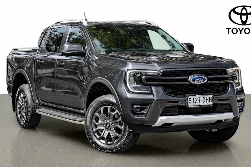 Grey 2024 Ford Ranger Ute Tray WILDTRAK 4X4