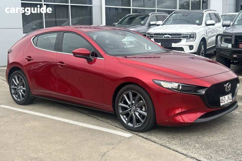 Red 2021 Mazda 3 Hatchback G25 Gt