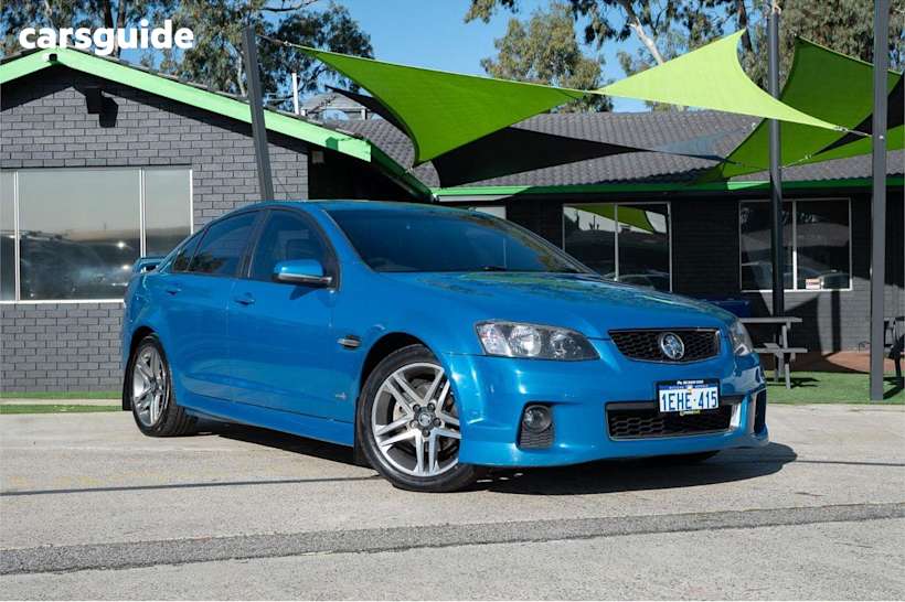 Blue 2012 Holden Commodore Sedan SV6 R