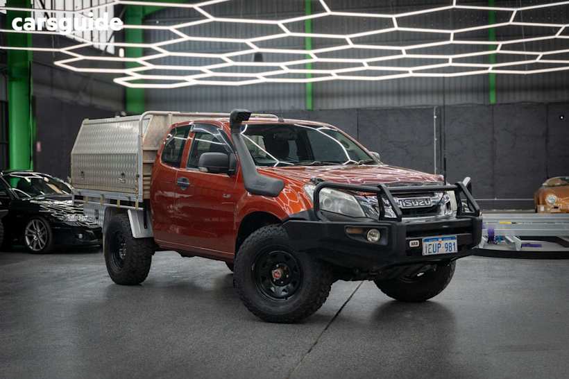 Red 2015 Isuzu D-MAX Ute Tray LS-U 4X4