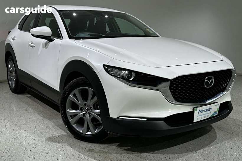 White 2023 Mazda CX-30 SUV G20 EVOLVE F