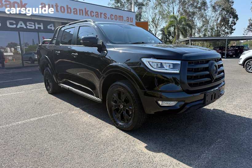 Black 2023 GWM UTE Ute Tray CANNON VANTA 4X4