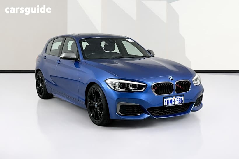 Blue 2016 BMW M140I Hatchback