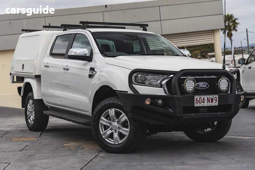 White 2021 Ford Ranger Ute Tray XLT 4X4