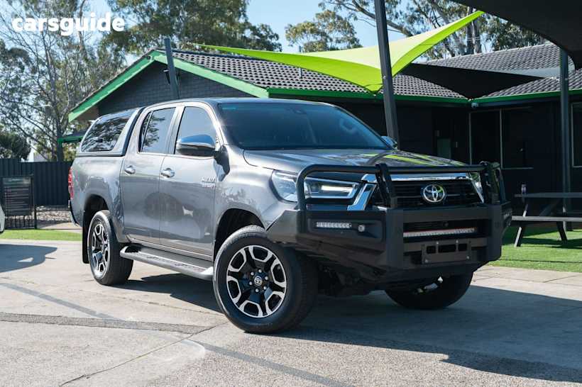 Grey 2022 Toyota Hilux Ute Tray SR5 4X4