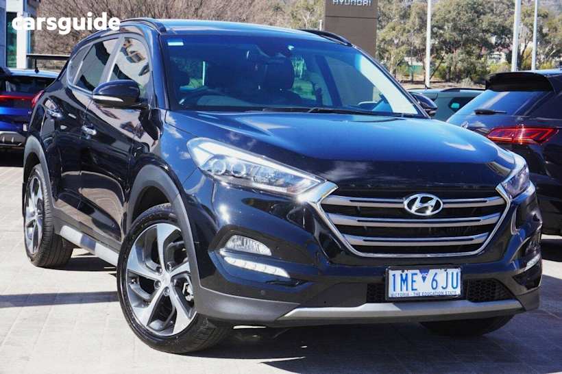Black 2017 Hyundai Tucson Wagon Highlander (Awd)