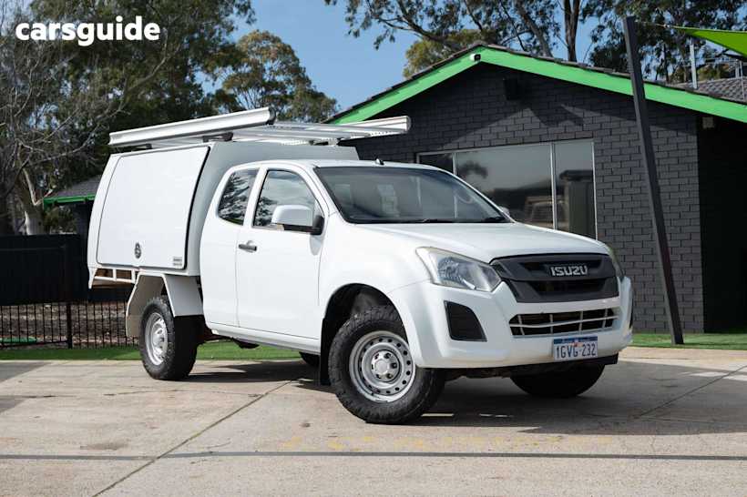 White 2019 Isuzu D-MAX Ute Tray SX 4X4